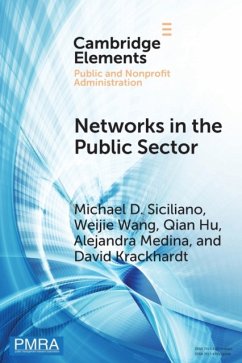 Networks in the Public Sector - Siciliano, Michael D. (University of Illinois, Chicago); Wang, Weijie; Hu, Qian (University of Central Florida)