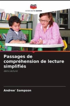 Cover Passages de compréhension de lecture simplifiés