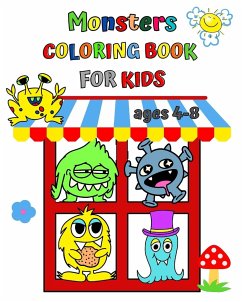 Monsters Coloring Book for Kids ages 4-8 - Kim, Maryan Ben