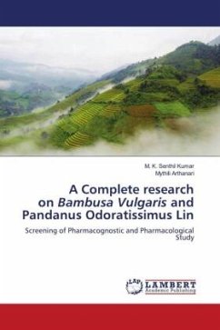 A Complete research on Bambusa Vulgaris and Pandanus Odoratissimus Lin