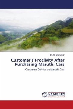 Customer¿s Proclivity After Purchasing Maruthi Cars