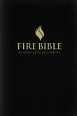 Mev Fire Bible: Black Bonded Leather - Modern English Version