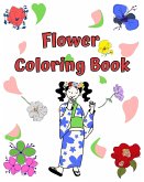 Flower coloring book