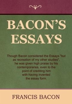 Bacon's Essays - Bacon, Francis