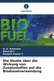 Die Studie über die Wirkung von Zusatzstoffen auf die Biodieselverwendung