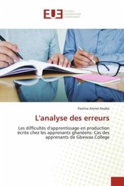 L'analyse des erreurs - Anaba, Paulina Atenei