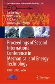 Proceedings of Second International Conference in Mechanical and Energy Technology (eBook, PDF)