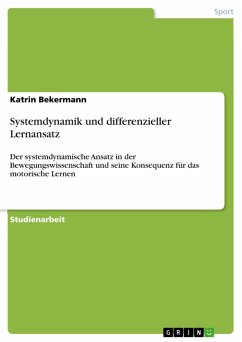 Systemdynamik und differenzieller Lernansatz (eBook, ePUB) - Bekermann, Katrin