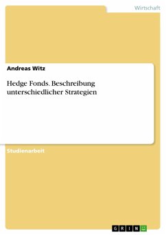 Hedge Fonds (eBook, ePUB) - Witz, Andreas