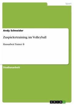 Zuspielertraining im Volleyball (eBook, ePUB)