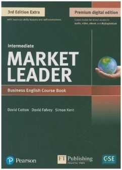 Market Leader 3e Extra Intermediate Course Book, QR,DVD & MEL Pack, m. 1 Beilage, m. 1 Online-Zugang - Cotton, David;Falvey, David;Kent, Simon