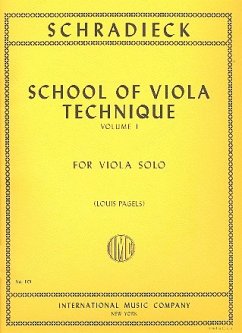 Cover School of Viola Technique vol.1