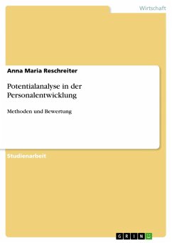Potentialanalyse in der Personalentwicklung (eBook, ePUB) - Reschreiter, Anna Maria