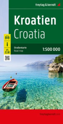 Cover Kroatien, Straßenkarte 1:500.000, freytag & berndt