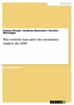 Was versteht man unter der monetären Analyse der EZB? (eBook, ePUB)