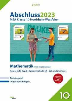 Cover Abschluss 2023 - Realschule NRW- Mathematik
