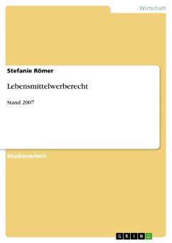 Lebensmittelwerberecht (eBook, ePUB) - Römer, Stefanie