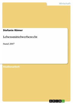 Lebensmittelwerberecht (eBook, ePUB) Lebensmittelwerberecht (eBook, ePUB)