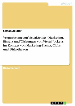Vermarktung von Visual Artists - Marketing, Einsatz und Wirkungen von Visual Jockeys im Kontext von Marketing-Events, Clubs und Diskotheken (eBook, ePUB)
