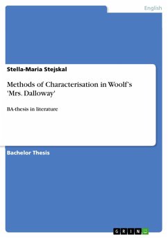 Methods of Characterisation in Woolf's 'Mrs. Dalloway' (eBook, ePUB) - Stejskal, Stella-Maria