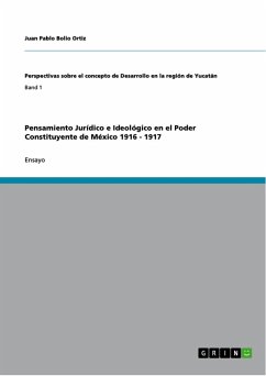 Pensamiento Jurídico e Ideológico en el Poder Constituyente de México 1916 - 1917 (eBook, ePUB)