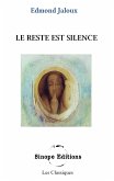 Le reste est silence