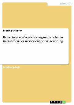 Bewertung von Versicherungsunternehmen im Rahmen der wertorientierten Steuerung (eBook, ePUB) - Schuster, Frank