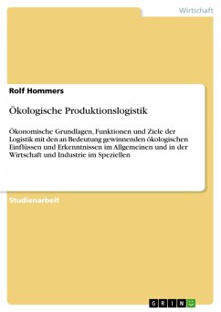 Ökologische Produktionslogistik (eBook, ePUB)