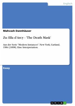 Zu: Ella d'Arcy - 'The Death Mask' (eBook, ePUB)