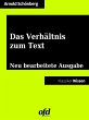 Das Verhältnis zum Text (eBook, ePUB) - Bild 1