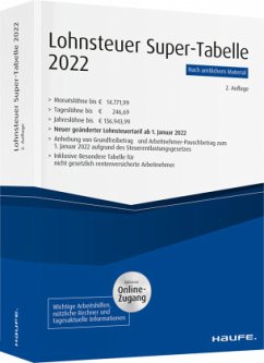 Lohnsteuer-Supertabelle 2023 plus Onlinezugang Lohnsteuer-Supertabelle 2023 plus Onlinezugang