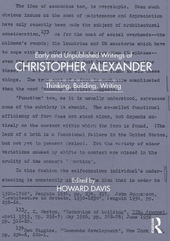 Early and Unpublished Writings of Christopher Alexander (eBook, PDF)