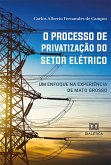 O processo de privatização do setor elétrico (eBook, ePUB)
