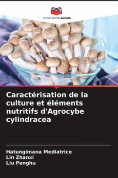 Caractérisation de la culture et éléments nutritifs d'Agrocybe cylindracea - Mediatrice, Hatungimana;Zhanxi, Lin;Penghu, Liu