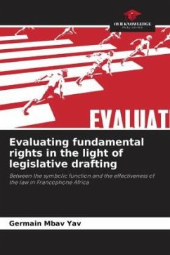 Evaluating fundamental rights in the light of legislative drafting - MBAV YAV, Germain