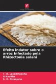 Efeito indutor sobre o arroz Infectado pela Rhizoctonia solani