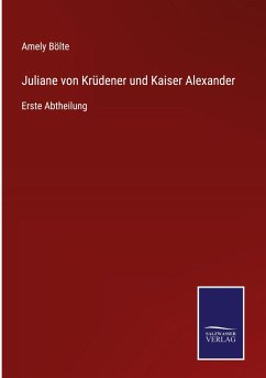 Cover Juliane von Krüdener und Kaiser Alexander