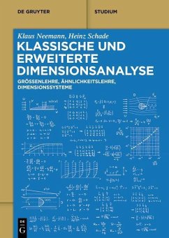 Klassische und erweiterte Dimensionsanalyse - Neemann, Klaus;Schade, Heinz