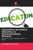 Importância da Política Educativa no Desenvolvimento Nacional