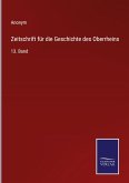 Zeitschrift für die Geschichte des Oberrheins