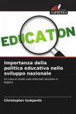 Importanza della politica educativa nello sviluppo nazionale
