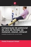 Comparação do potencial de cura de feridas de metanol, etanol, etilacet