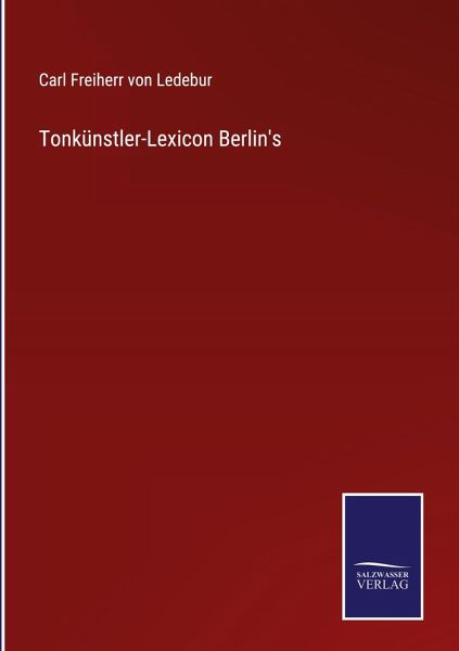 Tonkünstler-Lexicon Berlin's