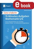 Ganz einfache 15-Minuten-Aufgaben Mathematik 5-6 (eBook, PDF)