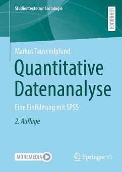 Quantitative Datenanalyse (eBook, PDF) - Tausendpfund, Markus