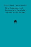 Neue Autographen und Dokumente zu Kants Leben, Schriften und Vorlesungen (eBook, PDF)