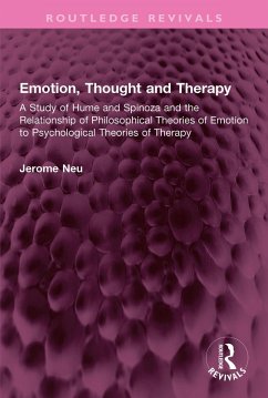 Cover Emotion, Thought and Therapy (eBook, PDF)