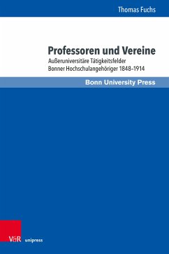 Professoren und Vereine (eBook, PDF) - Fuchs, Thomas