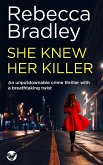 SHE KNEW HER KILLER an unputdownable crime thriller with a breathtaking twist