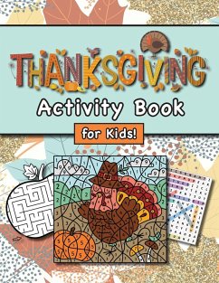 Cover Thanksgiving Activity Book for Kids!